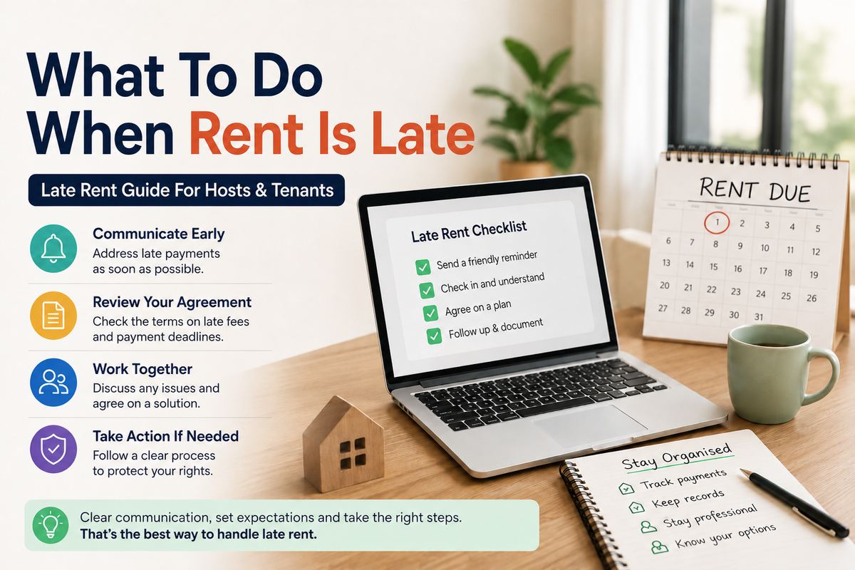 What To Do When Rent Is Late | Late Rent Guide For Hosts & Tenants | Setli