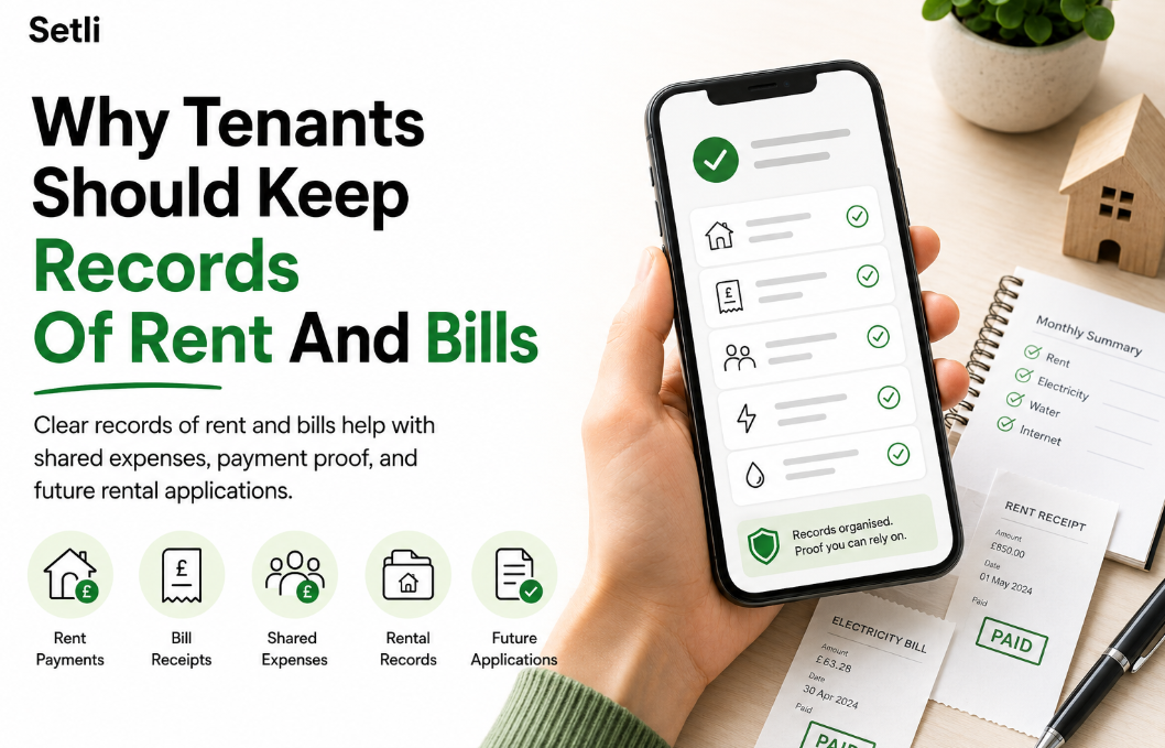 Why Tenants Should Keep Records Of Rent And Bills | Setli