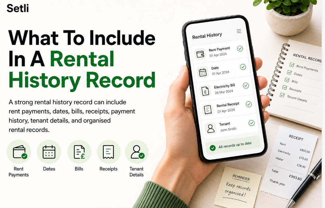 What To Include In A Rental History Record | Setli
