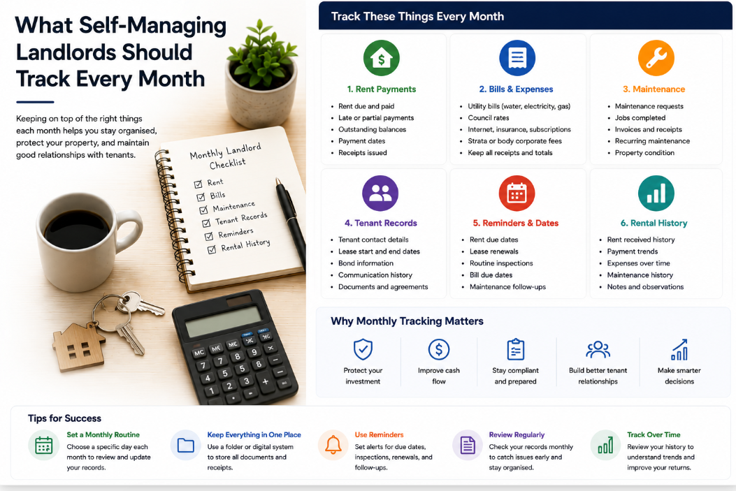 What Self-Managing Landlords Should Track Every Month | Setli