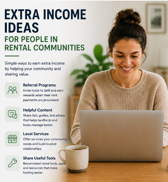 Extra Income Ideas For People In Rental Communities | Setli