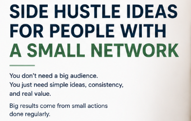 Side Hustle Ideas For People With A Small Network | Setli