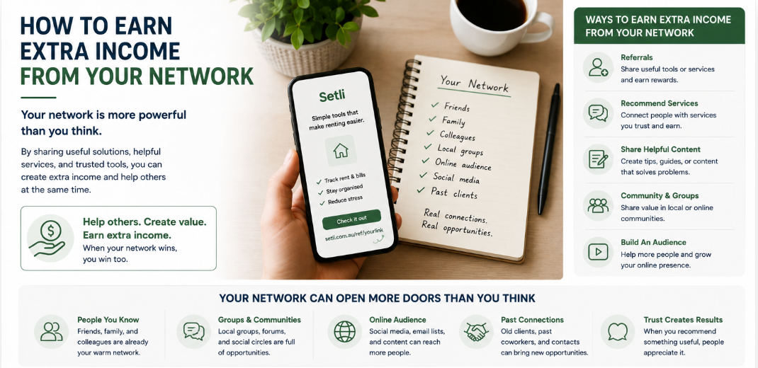 How To Earn Extra Income From Your Network | Setli
