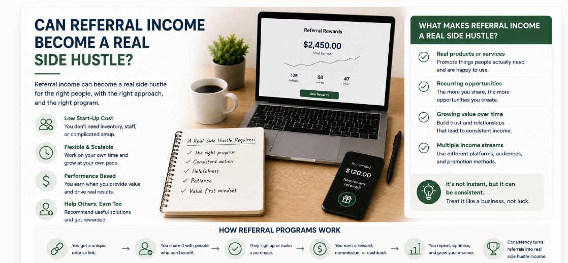 Can Referral Income Become A Real Side Hustle? | Setli