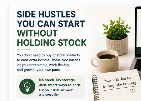 Side Hustles You Can Start Without Holding Stock | Setli