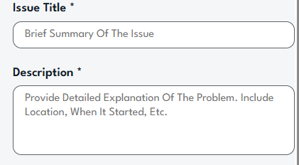 Describe the Problem