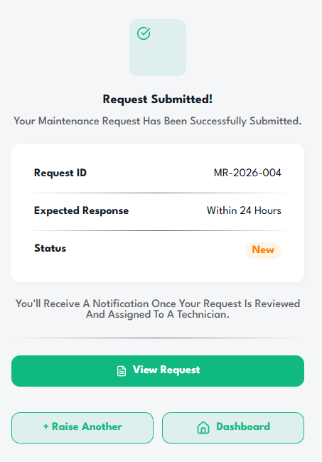 Submit and Track the Request