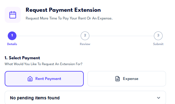 Select the Payment