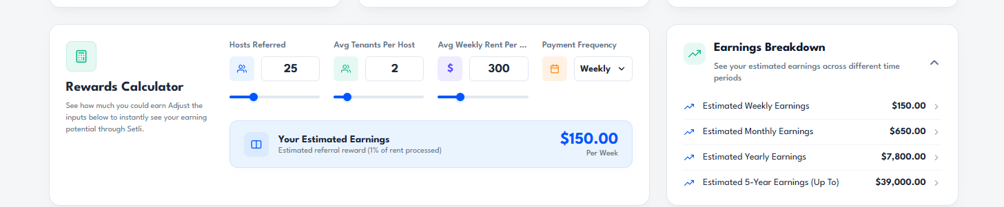 Estimate Your Potential Rewards